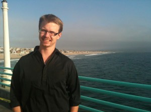 Jeff enjoying a break from school.