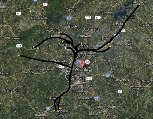 Map of ATL