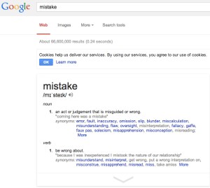 GoogleMistake
